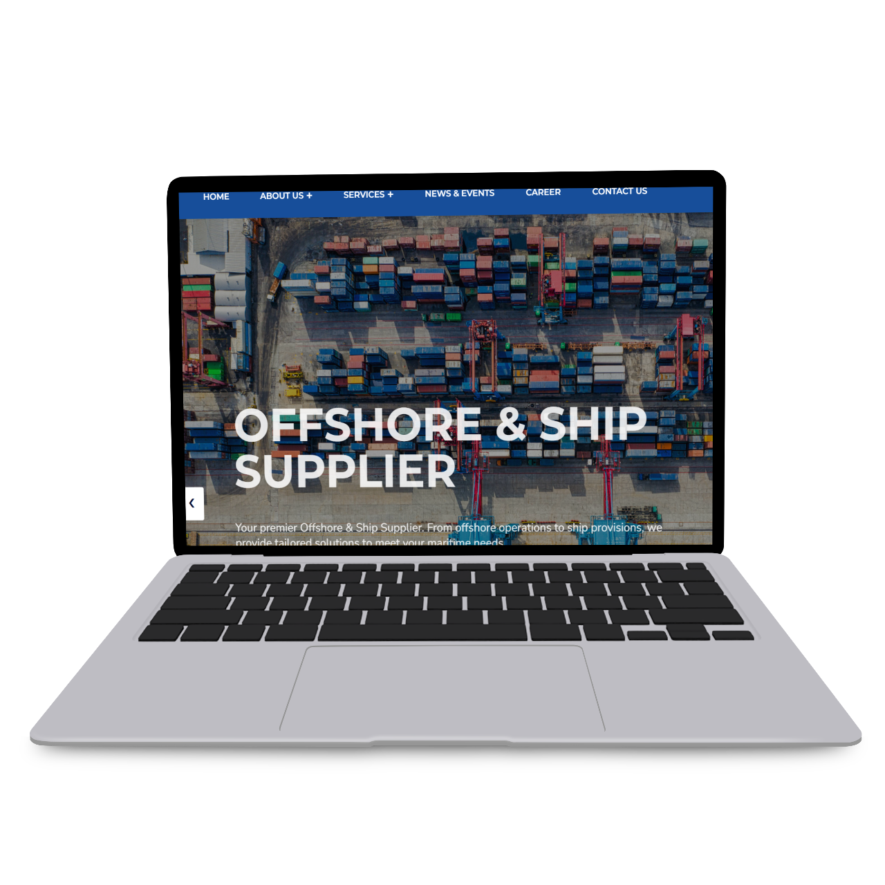 mockup for logo laptop